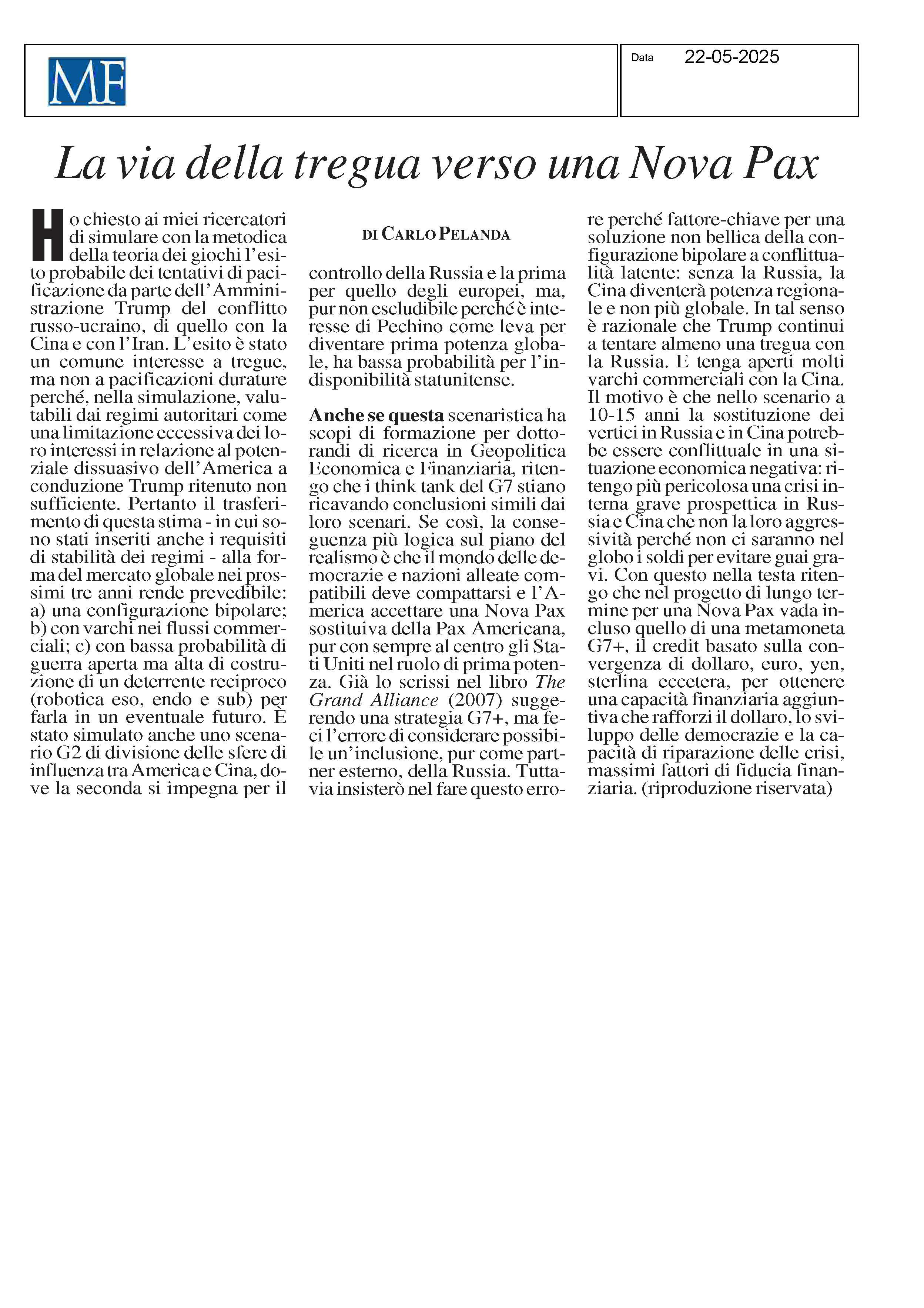 Articolo CP