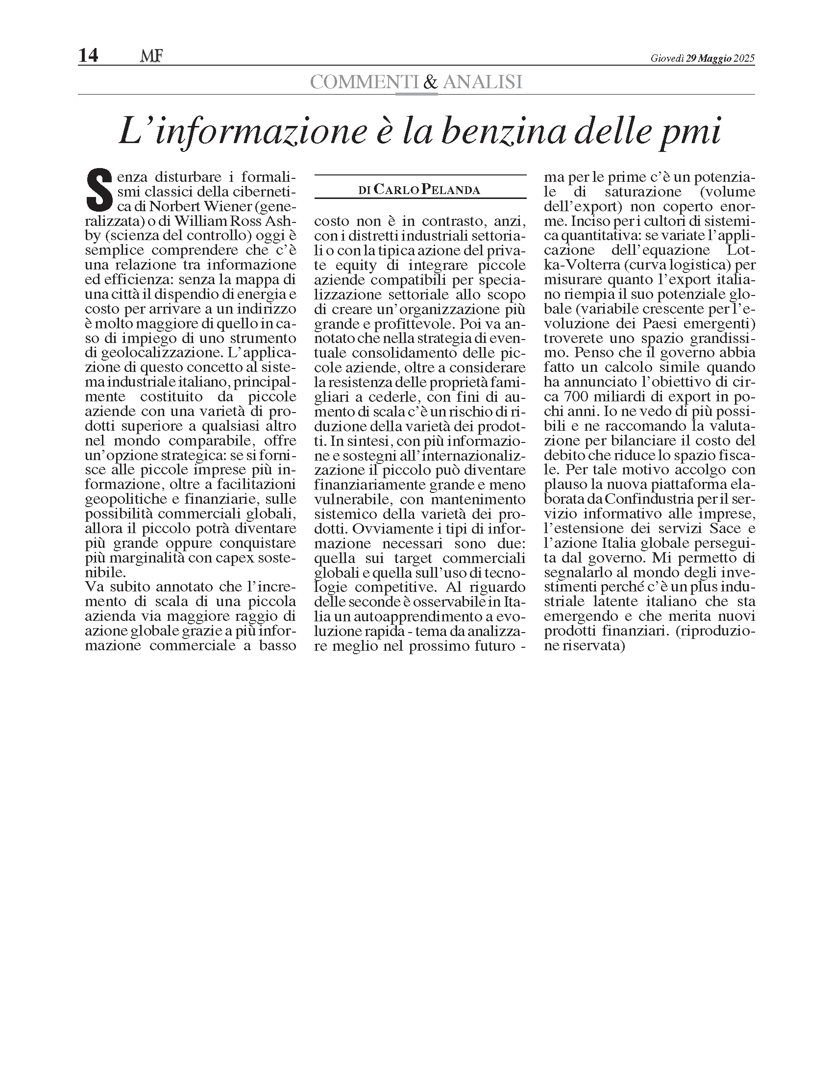 Articolo CP