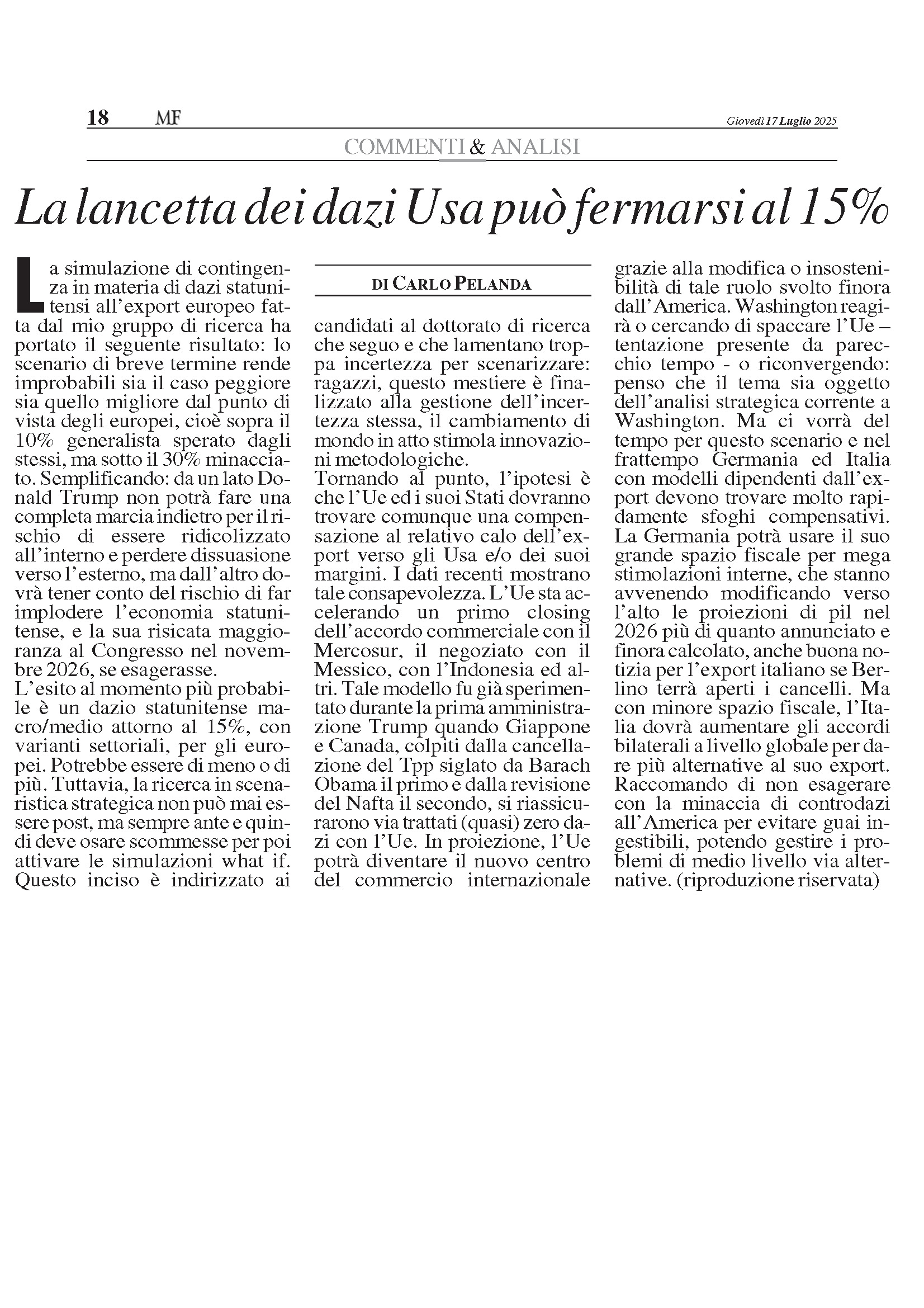 Articolo CP