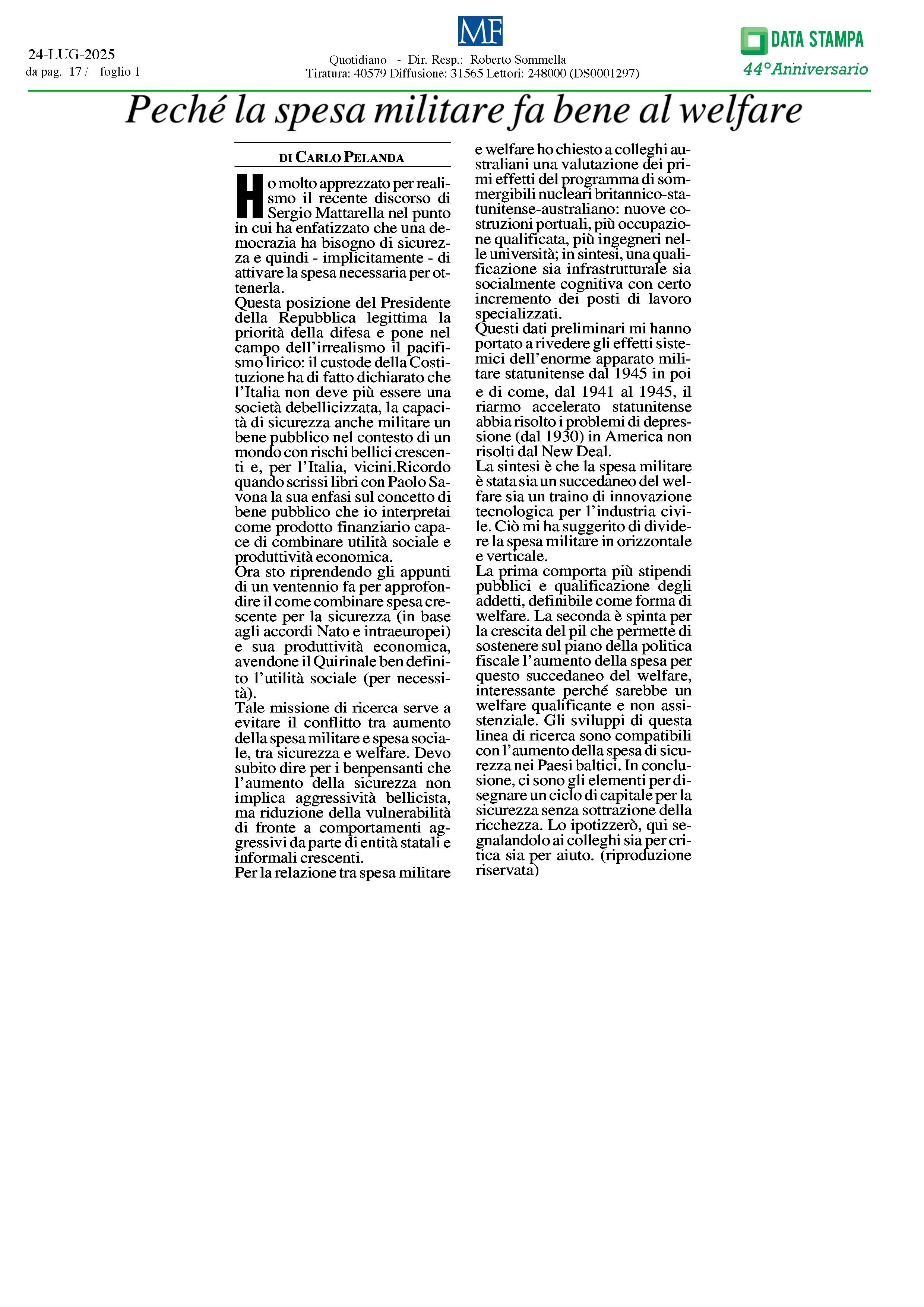 Articolo CP