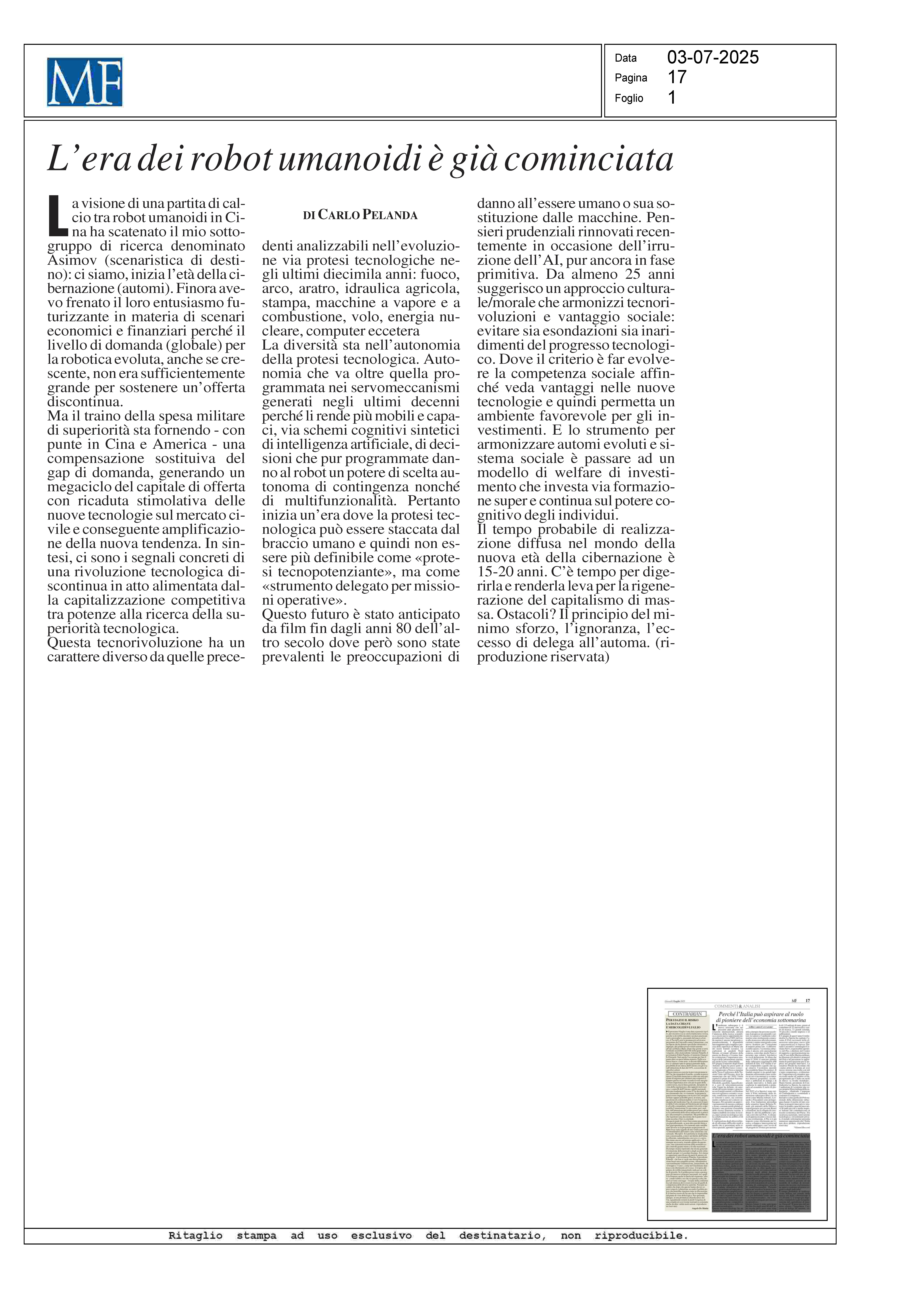 Articolo CP