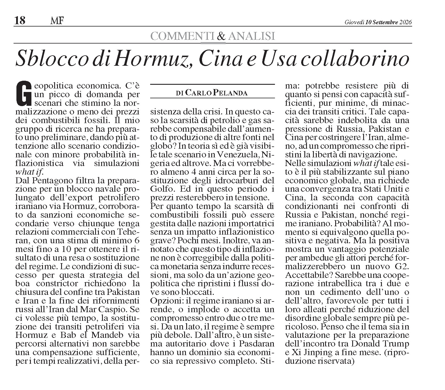 Articolo CP