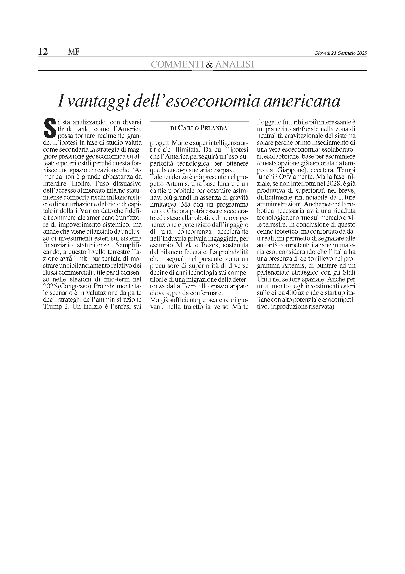 Articolo CP