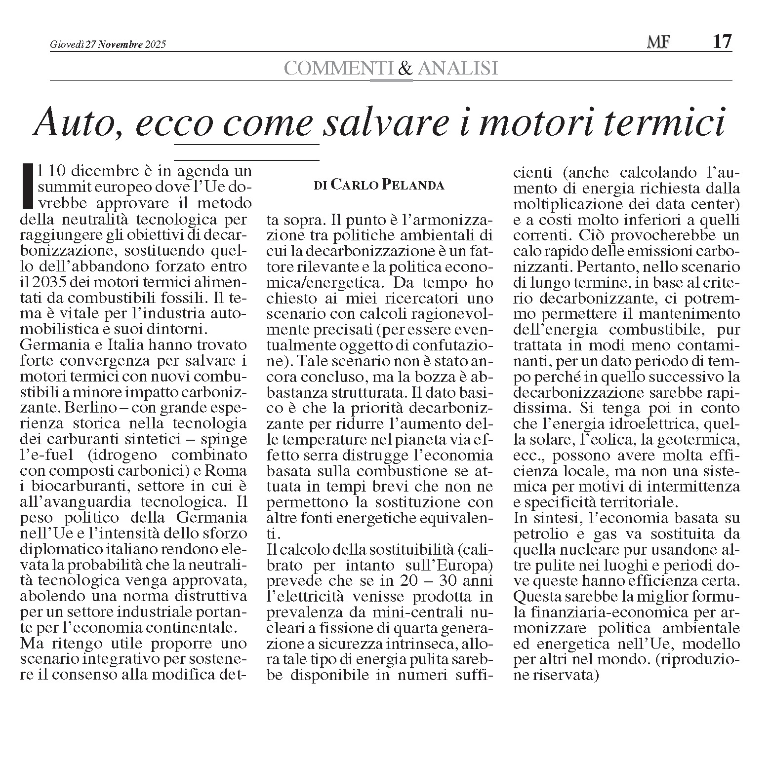 Articolo CP