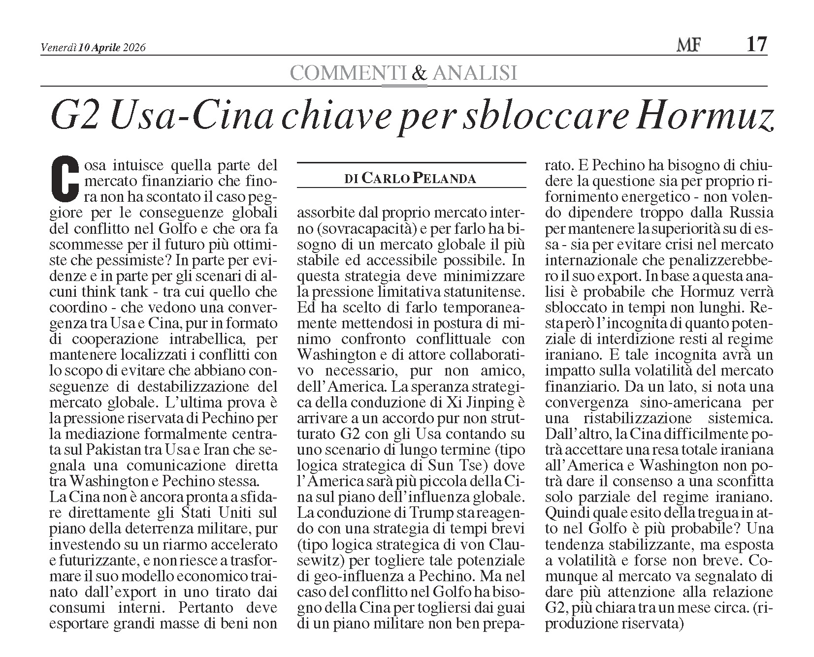 Articolo CP