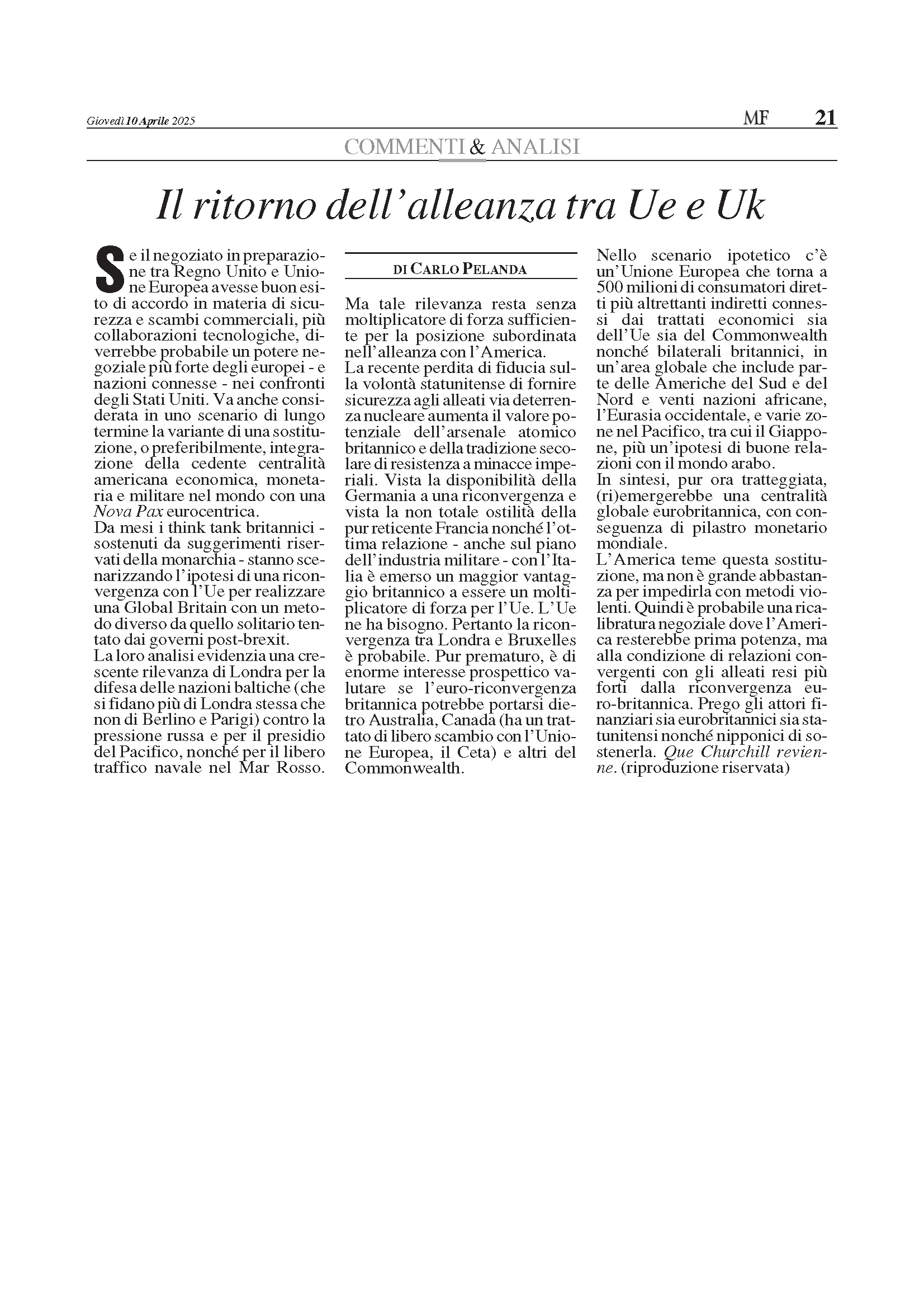 Articolo CP
