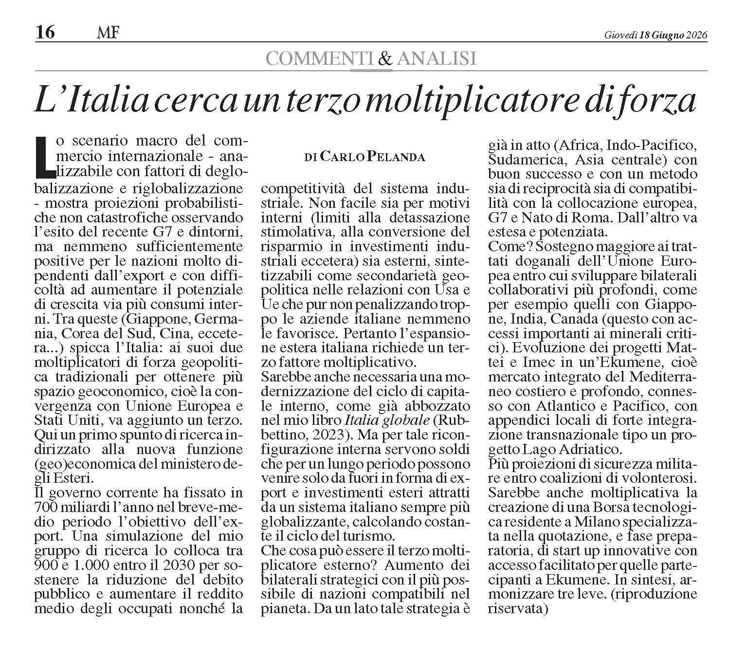 Articolo CP