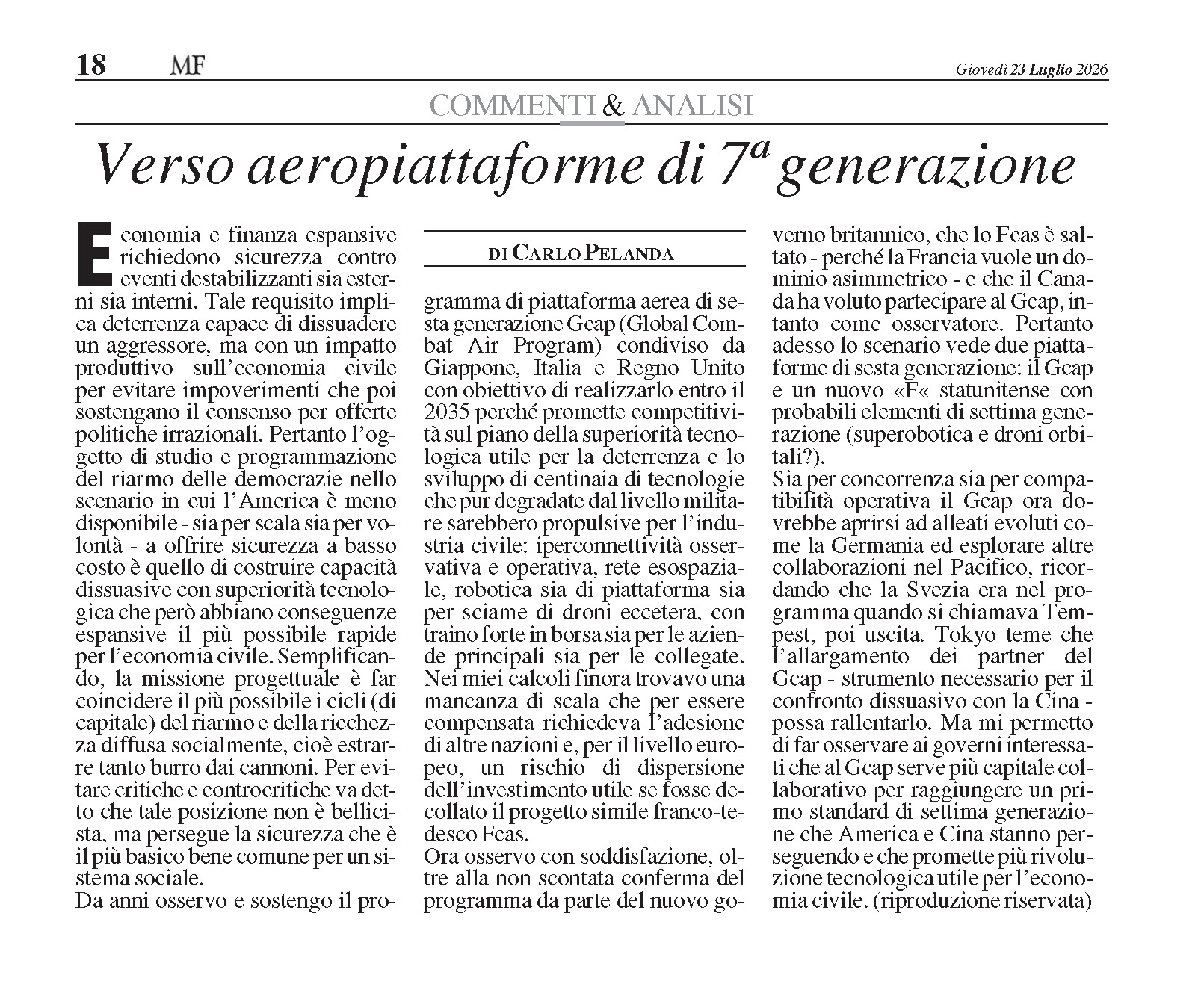 Articolo CP