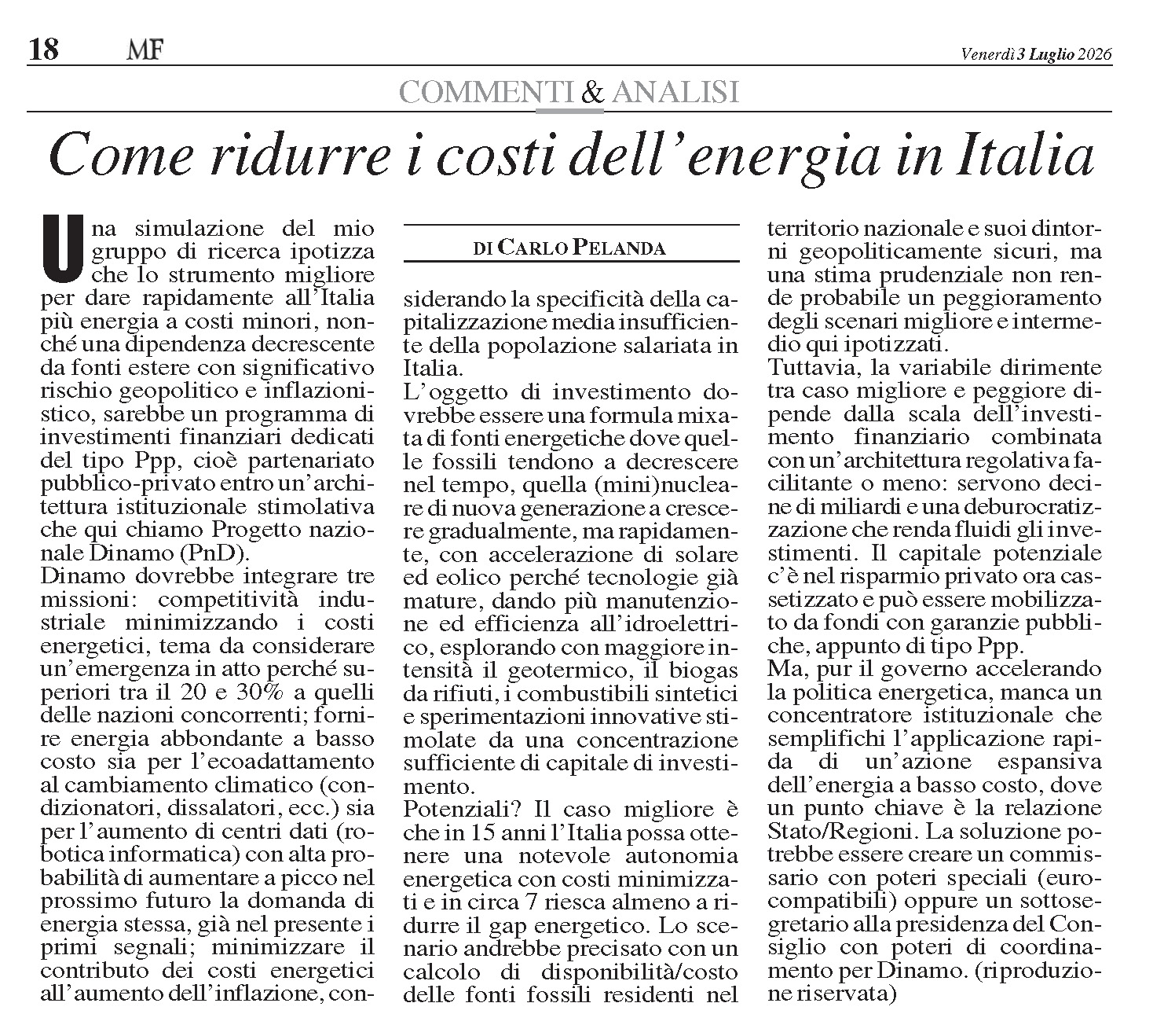 Articolo CP