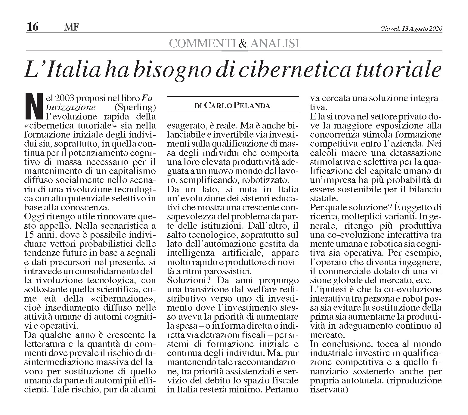 Articolo CP
