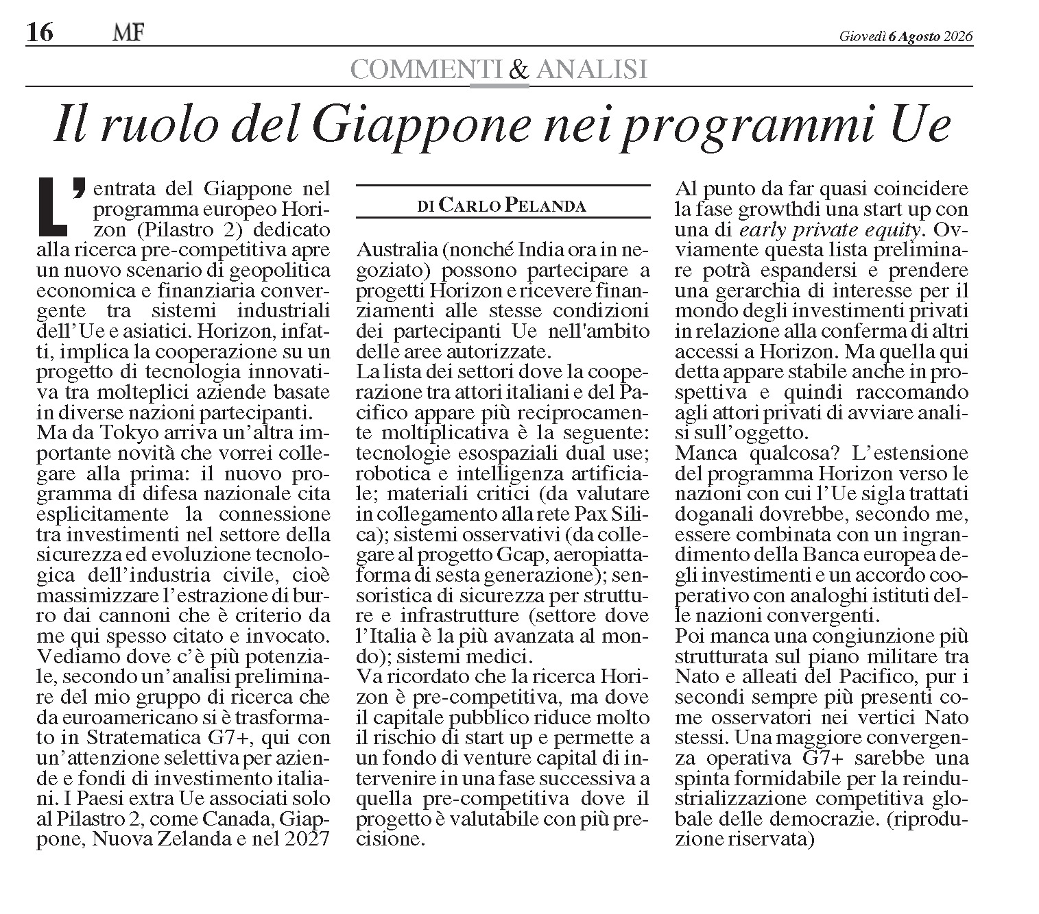 Articolo CP