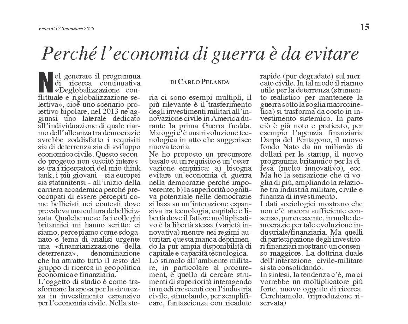 Articolo CP